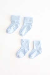 Дитячі шкарпетки бавовна блакитні