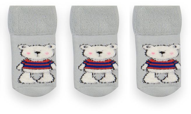 Детские носки для мальчика махровые Мишки 3 пары