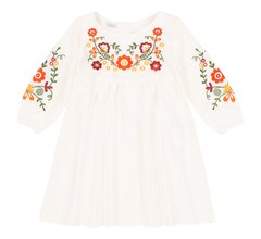 Детское платье вышиванка для девочки лен
