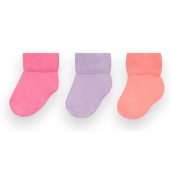 Детские носки для девочки махровые однотонные 3 пары