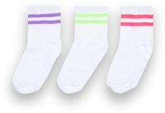Дитячі шкарпетки для дівчинки білі 3 пари