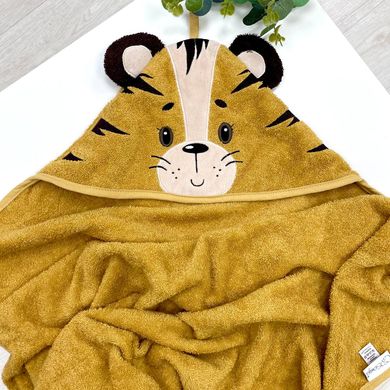 Полотенце с капюшоном для новорожденных Тигр