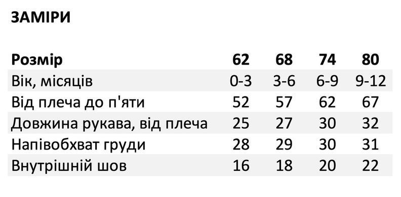Комбінезон дитячий демісезонний Ляля молочний