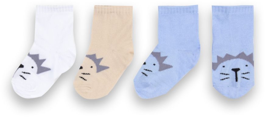 Дитячі шкарпетки для хлопчика бавовна Левеня 3 пари