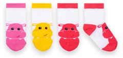 Детские носки для девочки хлопок Бегемотик 3 пары