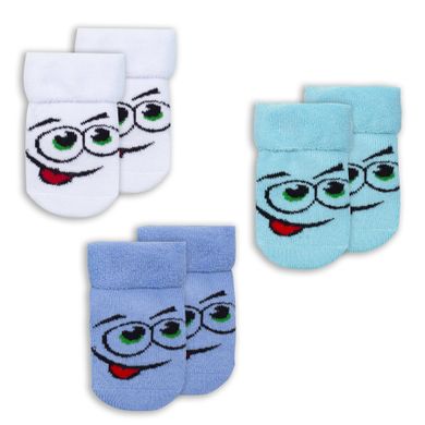 Детские носки для мальчика махровые Smile 3 пары