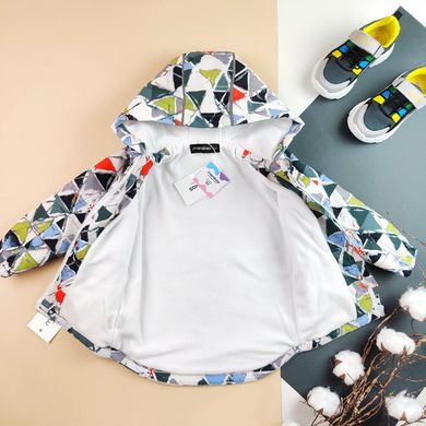 Куртка детская демисезонная Треугольники