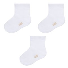 Детские носки для малышей хлопок белые 3 пары