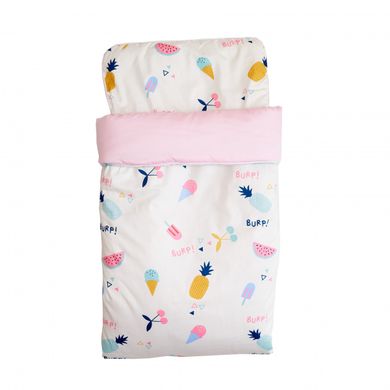 Комплект розовый подушка и одеяло