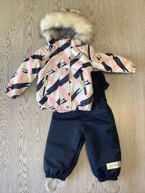 Детский зимний комплект Joiks (куртка и полукомбинезон) для девочки светлый