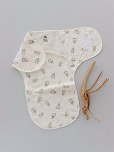 Тепла пелюшка кокон на липучці Milk