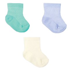 Носки для мальчика хлопок однотонные 3 пары