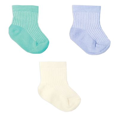 Детские носки для мальчика хлопок однотонные 3 пары