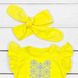 Пісочник жовтий для дівчинки з орнаментом 3 з 3