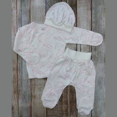 Комплект для новорожденных Слоники розовые