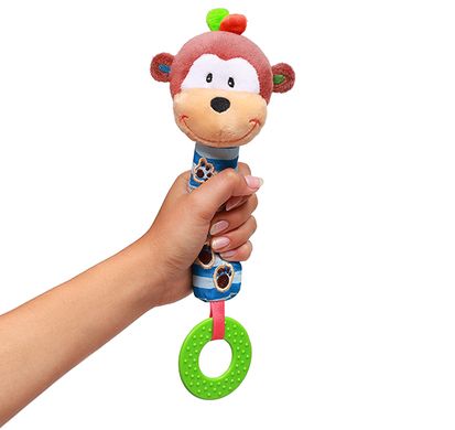 Baby Ono Игрушка-пищалка Monkey George