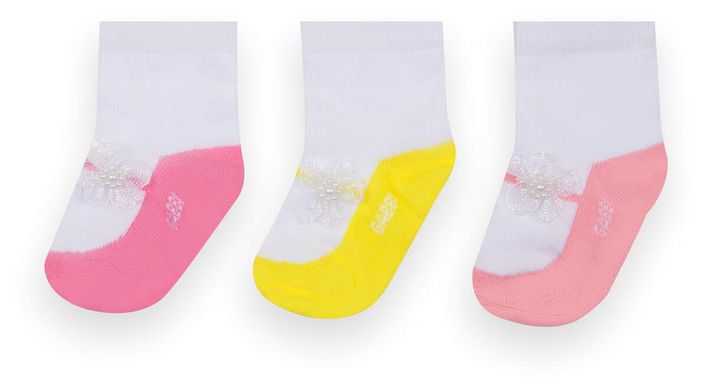 Дитячі шкарпетки для дівчинки Балетки 3 пари