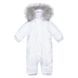 Комбінезон дитячий зимовий мембранний Діскавері Білий з опушкою 1 з 3