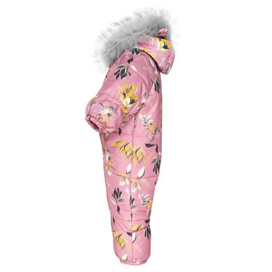 Комбінезон дитячий зимовий мембранний Діскавері Рожева Мрія з опушкою