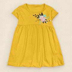 Сукня для дівчинки жовта Квітка