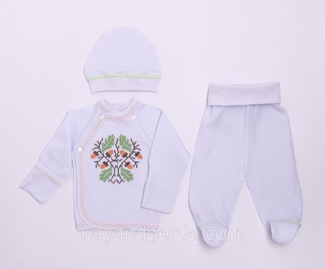 Комплект для новорожденных мальчика с вышивкой