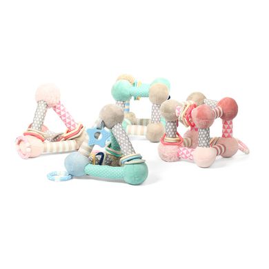 Baby Ono розвиваюча іграшка пірамідка рожева