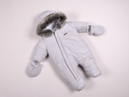Детский зимний комбинезон для малышей Аляска, серый