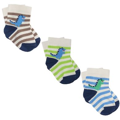 Детские носки для мальчика хлопок Динозаврик 3 пары в комплекте