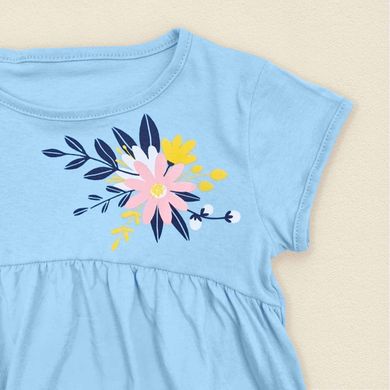 Сукня для дівчинки блакитна Квітка