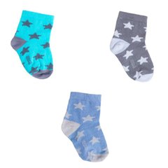 Носки для мальчика хлопок Звездочки 3 пары в комплекте