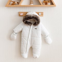 Детский зимний комбинезон для малышей Аляска, белый