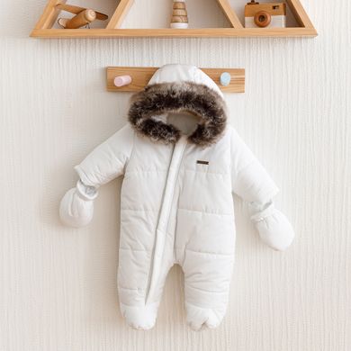 Комбінезон дитячий зимовий для малюків Аляска, білий