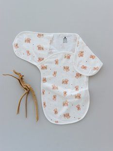 Тепла пелюшка кокон на липучці Ведмедики