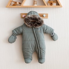 Детский зимний комбинезон для малышей Аляска, морская волна