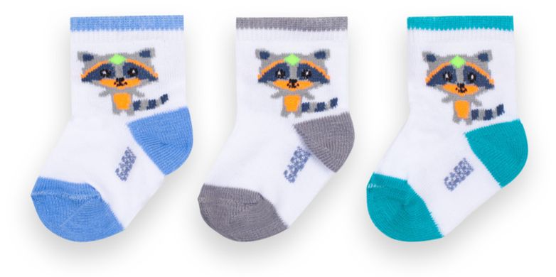 Дитячі шкарпетки для хлопчика бавовна Єнотик 3 пари
