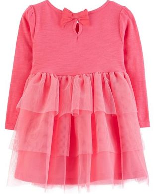 Carters Платье розовое с пышной юбкой